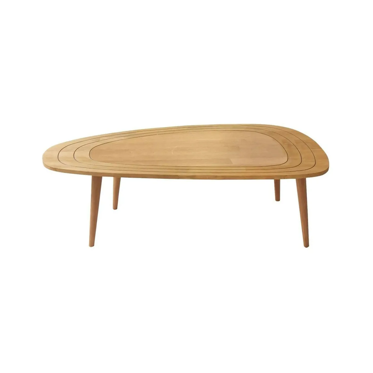 Tavolini Da Salotto|Salotto > Dmora Tavolino salotto ovale rovere 115x50x38h cm - Eugenia Marrone Rovere
