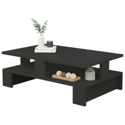 Tavolino salotto rettangolare antracite 80x50x27h cm - Telescopio