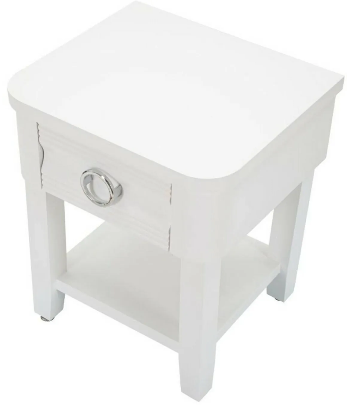 Tavolini Da Salotto|Salotto > Dmora Tavolino salotto rettangolare 55x55x41h cm - Chanthu Bianco