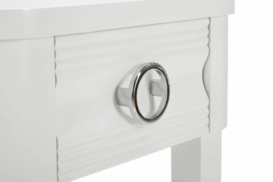 Tavolini Da Salotto|Salotto > Dmora Tavolino salotto rettangolare 55x55x41h cm - Chanthu Bianco