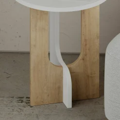 Tavolini Da Salotto|Salotto > Dmora Tavolino salotto rettangolare 102x43x50h cm - Adrina Bianco Lucido