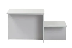 Salotto > Dmora Tavolino salotto rettangolare 100x43x50h cm - Almo Grigio Cenere