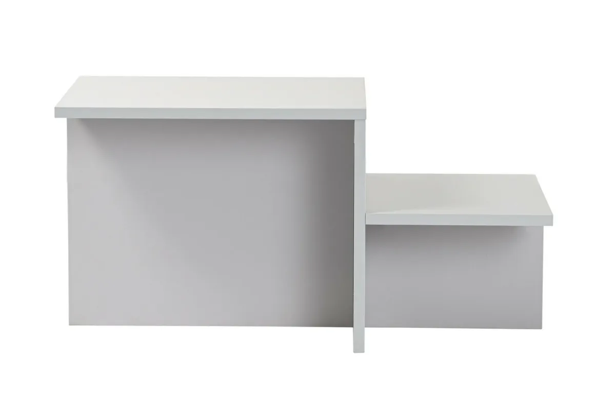 Salotto > Dmora Tavolino salotto rettangolare 100x43x50h cm - Almo Grigio Cenere