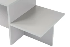 Salotto > Dmora Tavolino salotto rettangolare 100x43x50h cm - Almo Grigio Cenere
