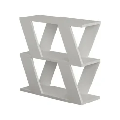 Tavolini Da Salotto|Salotto > Dmora Tavolino soggiorno geometrico 60x22x57h cm - Beniamina Bianco