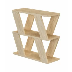 Tavolino soggiorno irregolare quercia 60x22x57h cm - Beniamina