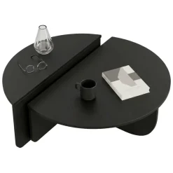 Tavolini Da Salotto|Salotto > Dmora Tavolino soggiorno rettangolare antracite 30x40x63h cm - Blas Nero Antracite