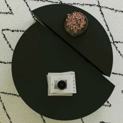 Tavolini Da Salotto|Salotto > Dmora Tavolino soggiorno rettangolare antracite 30x40x63h cm - Blas Nero Antracite