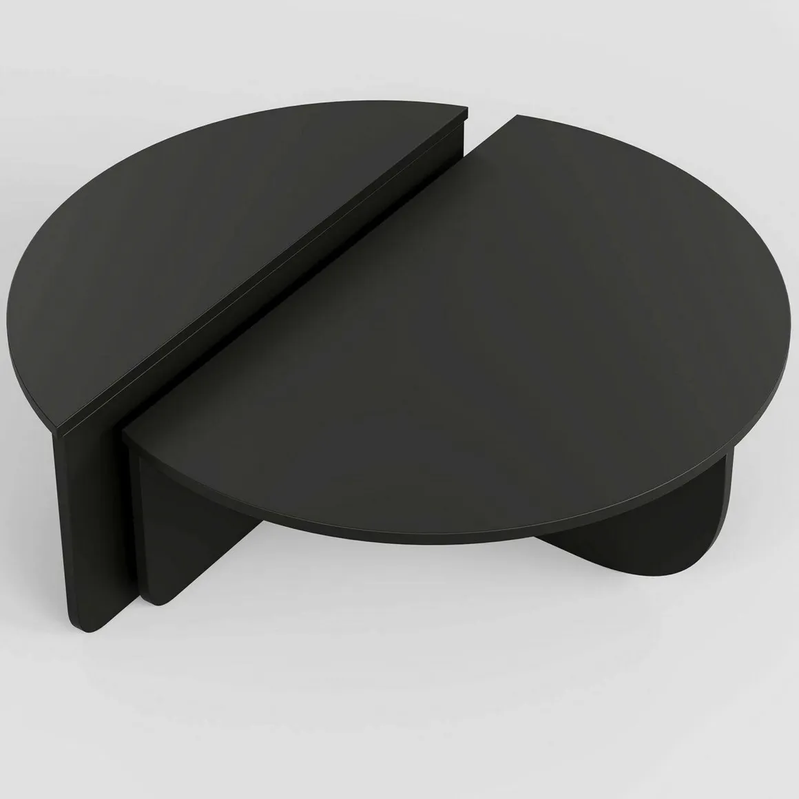 Tavolini Da Salotto|Salotto > Dmora Tavolino soggiorno rettangolare antracite 30x40x63h cm - Blas Nero Antracite