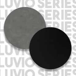 Tavolino soggiorno rettangolare argento e nero 90x60x31h cm con 1 cassetto - Busano