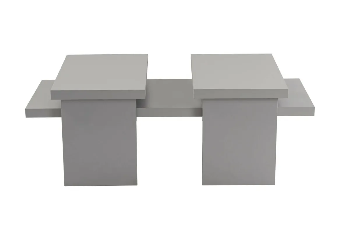 Tavolini Da Salotto > Dmora Tavolino soggiorno rettangolare marmo 110x45x41h cm - Amarantha Bianco Marmo