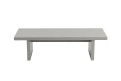 Tavolini Da Salotto > Dmora Tavolino soggiorno rettangolare marmo 110x45x41h cm - Amarantha Bianco Marmo