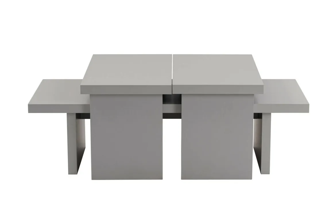 Tavolini Da Salotto > Dmora Tavolino soggiorno rettangolare marmo 110x45x41h cm - Amarantha Bianco Marmo