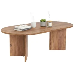 Tavolino soggiorno rettangolare pino 119x60x40h cm - Elain