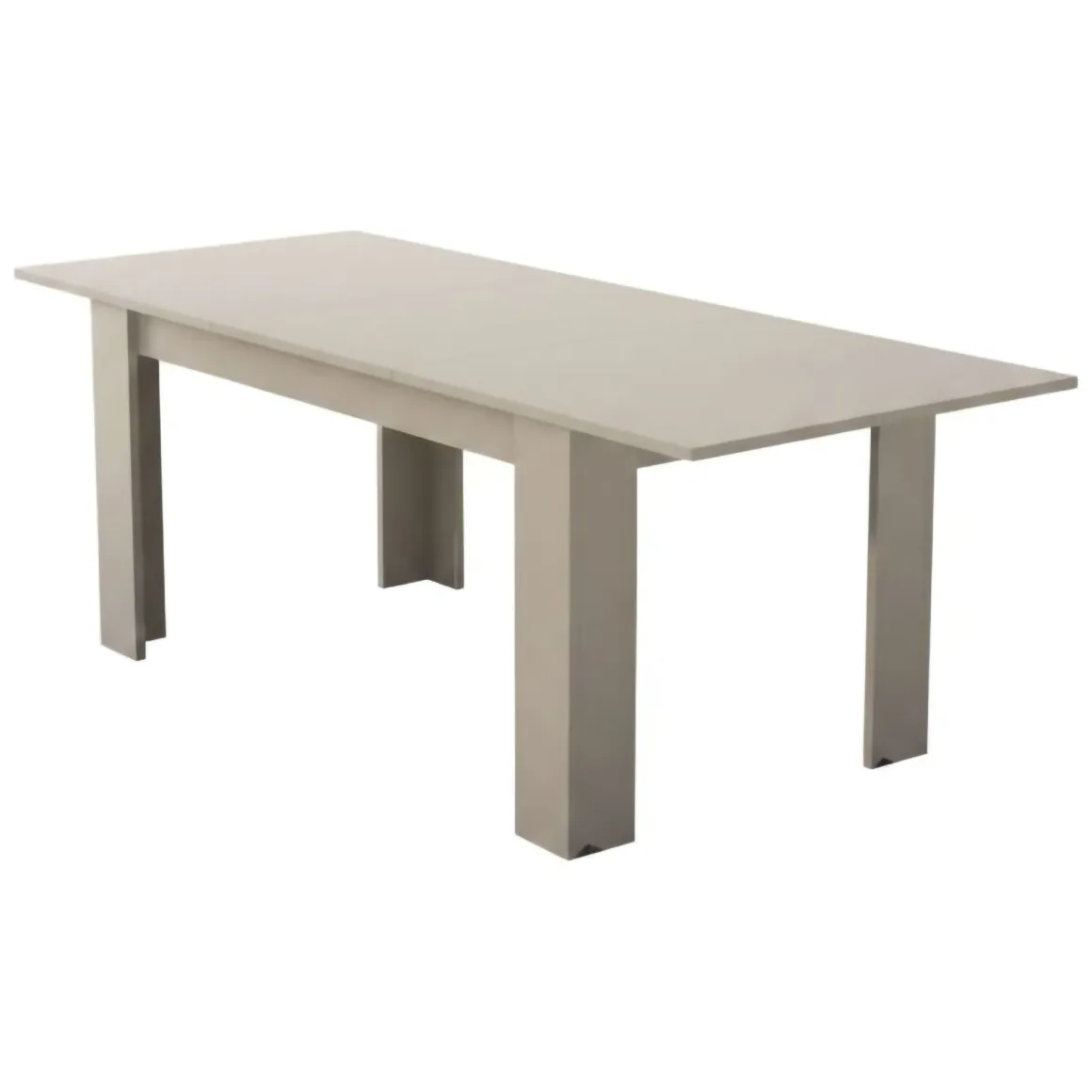 Tavolo Allungabile Beige Allungabile Meccanismo Estensione Allunga Centrale 200x90x75h cm, Lunghezza Massima 200 cm - Marene