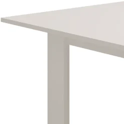 Tavoli Allungabili > Dmora Tavolo Allungabile Bianco Opaco Marrone Rovere 4 Posti Allungabile 110x50x79h cm, - Paestum Marrone Rovere, Bianco Opaco
