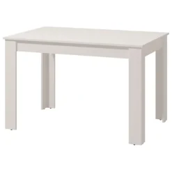 Tavoli Allungabili > Dmora Tavolo Allungabile Bianco Opaco Marrone Rovere 4 Posti Allungabile 110x50x79h cm, - Paestum Marrone Rovere, Bianco Opaco