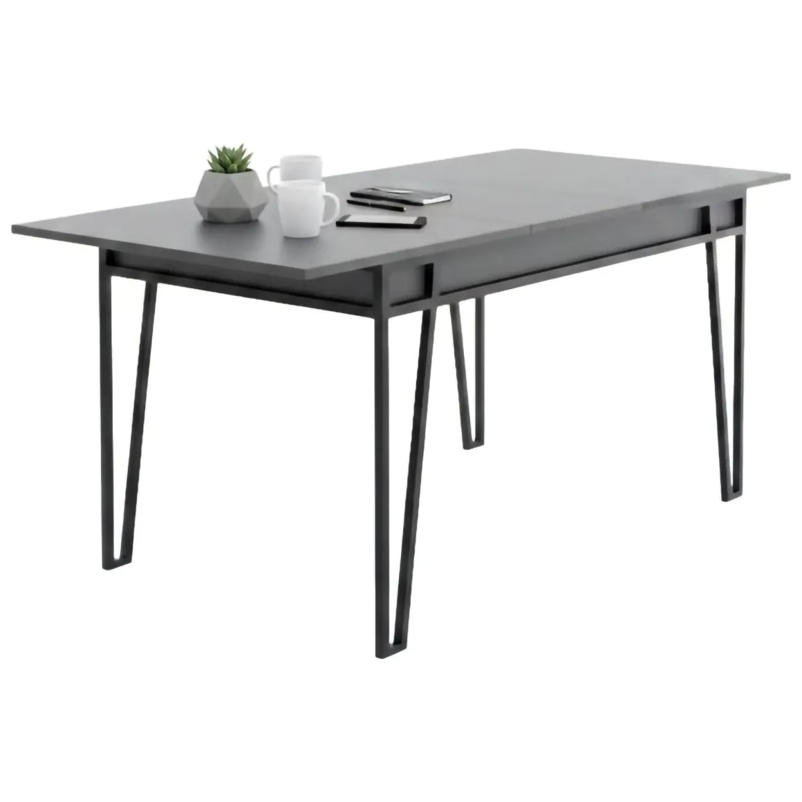 Tavoli Allungabili > Dmora Tavolo allungabile elegante 6-8 posti 170x80cm - Terralba Bianco