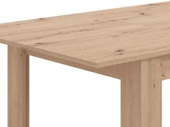 Tavoli Allungabili > Dmora Tavolo Allungabile 8 Posti Allungabile 160.5x90.5x76.5h cm, - Lanusei Marrone Rovere Nodi