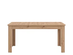 Tavoli Allungabili > Dmora Tavolo Allungabile 8 Posti Allungabile 190x90x77h cm, Meccanismo Estensione Allunga Centrale - Dencio Marrone Rovere Nodi