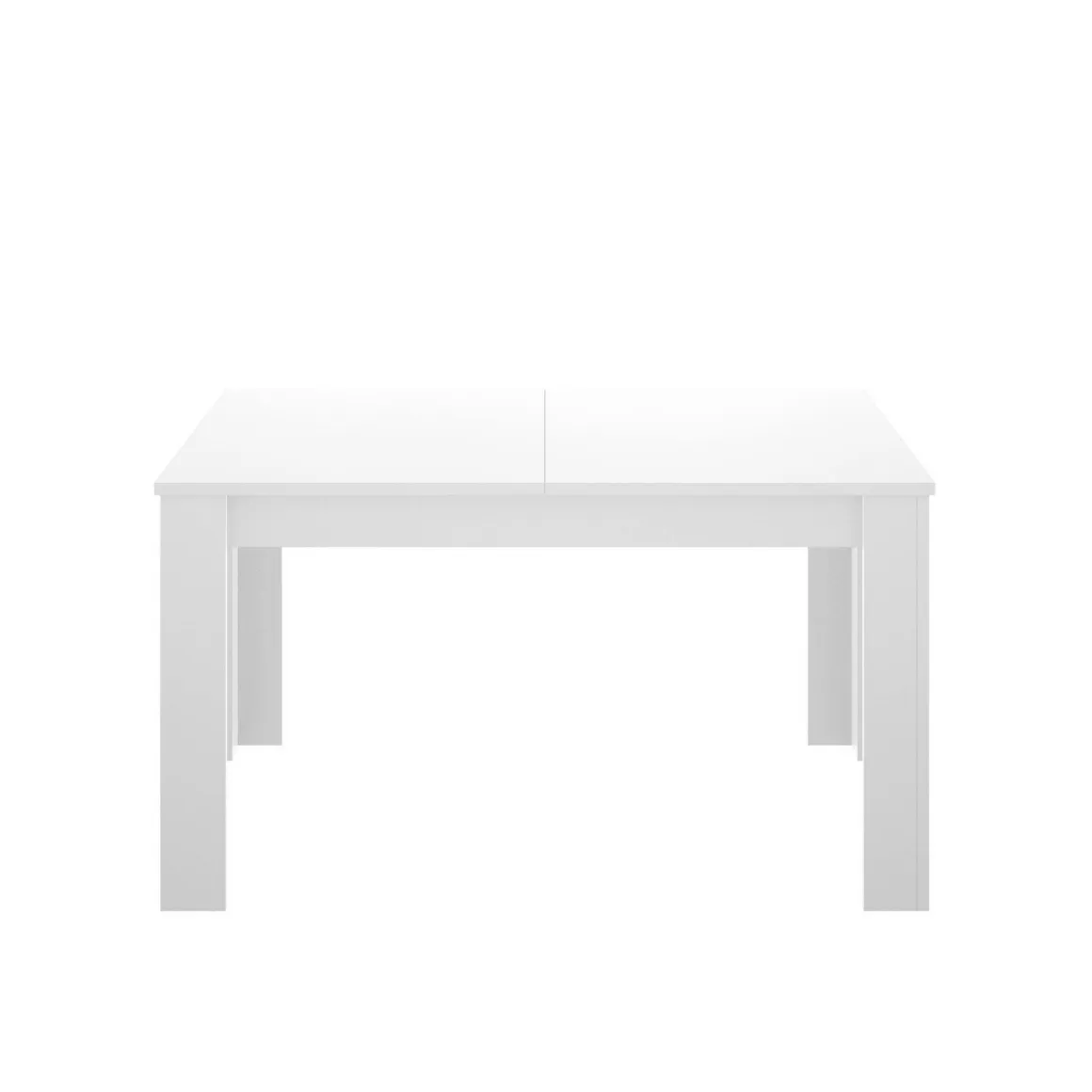 Tavoli Allungabili|Cucina > Dmora Tavolo allungabile moderno 6-8 posti 140/190x90cm rovere e bianco - Abudula Bianco, Marrone Rovere