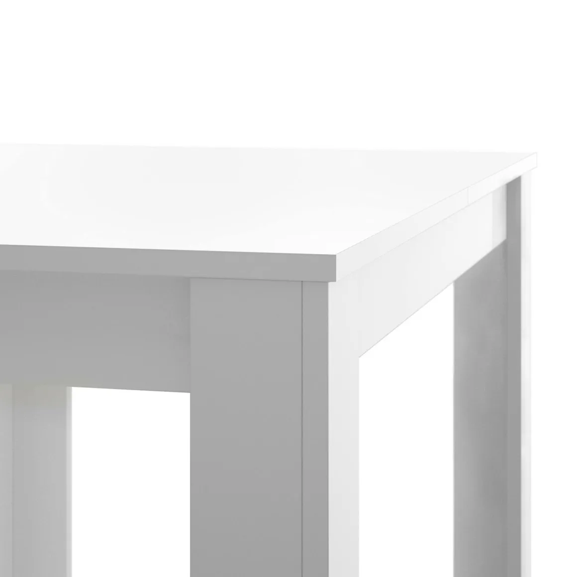 Tavoli Allungabili|Cucina > Dmora Tavolo allungabile moderno 6-8 posti 140/190x90cm rovere e bianco - Abudula Bianco, Marrone Rovere