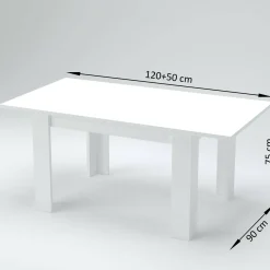 Tavolo allungabile 6-8 posti 120/170x90cm ardesia - Avatar