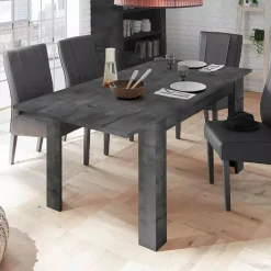 Tavolo allungabile 8-10 posti 137x90cm ardesia - Takumi