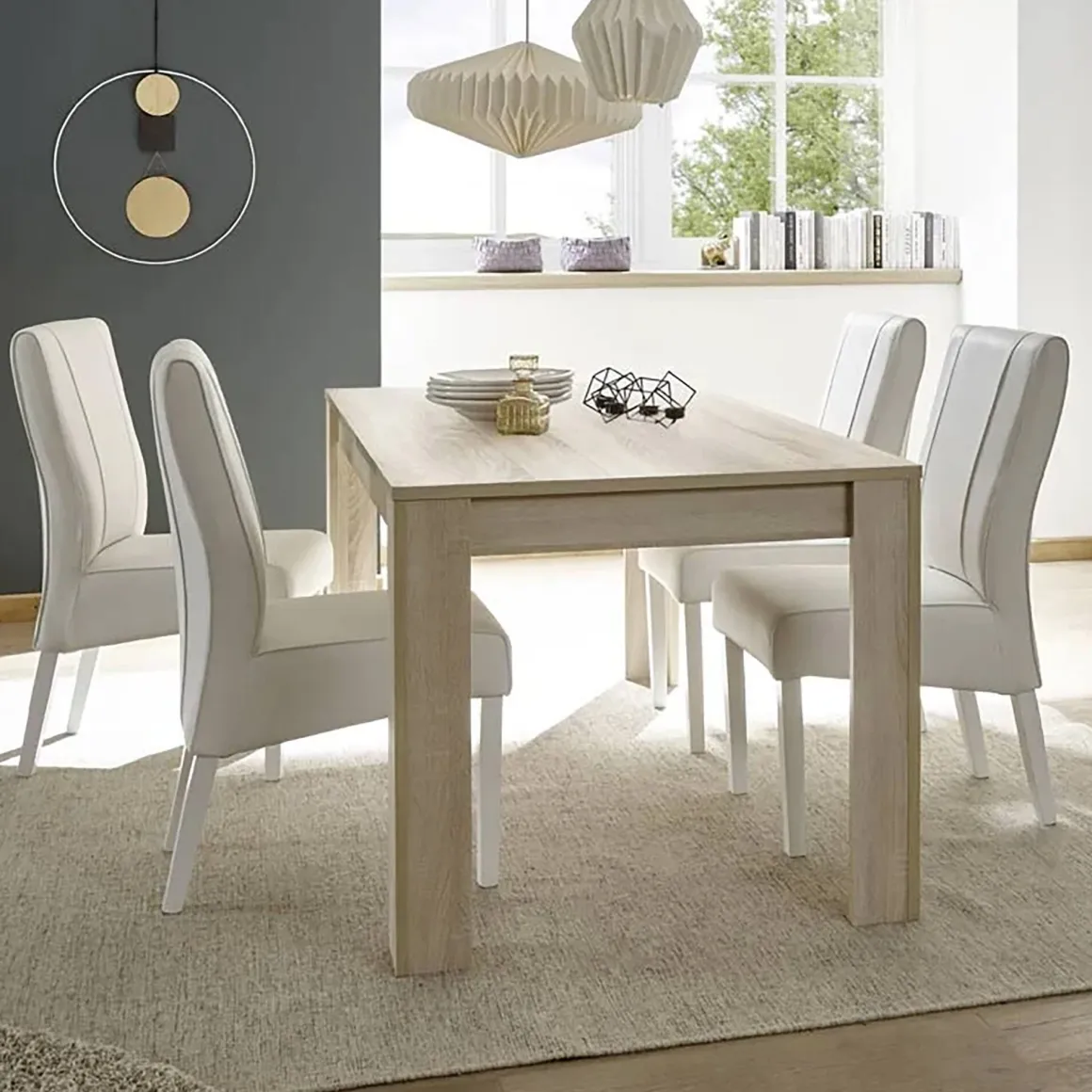 Tavolo allungabile 8-10 posti 137x90cm rovere - Takumi