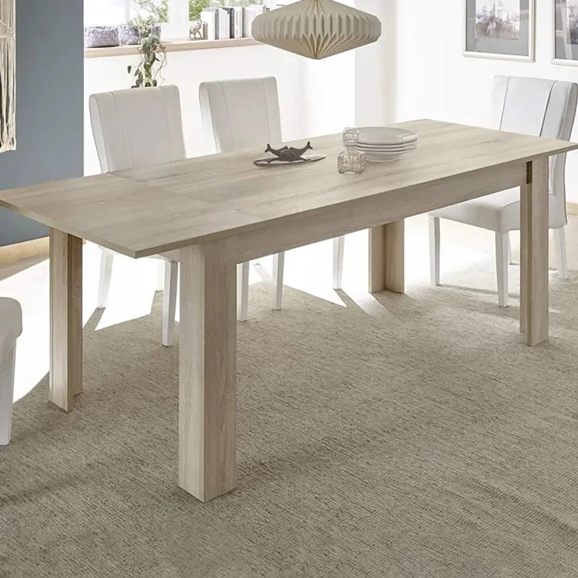 Tavolo allungabile 8-10 posti 137x90cm rovere - Takumi