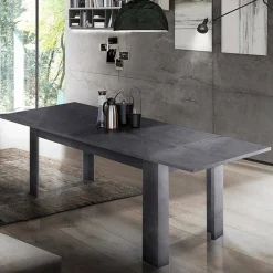 Tavolo allungabile 8-12 posti 160/210x90cm ardesia - Agenore