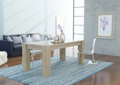 Tavoli Allungabili > Dmora Tavolo allungabile 8-12 posti 180x95cm - Arvier Bianco