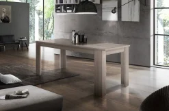 Tavoli Allungabili > Dmora Tavolo allungabile 8-12 posti 180x95cm - Arvier Bianco