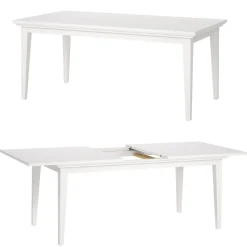 Tavoli Allungabili > Dmora Tavolo allungabile 8-12 posti 180x95cm - Arvier Bianco