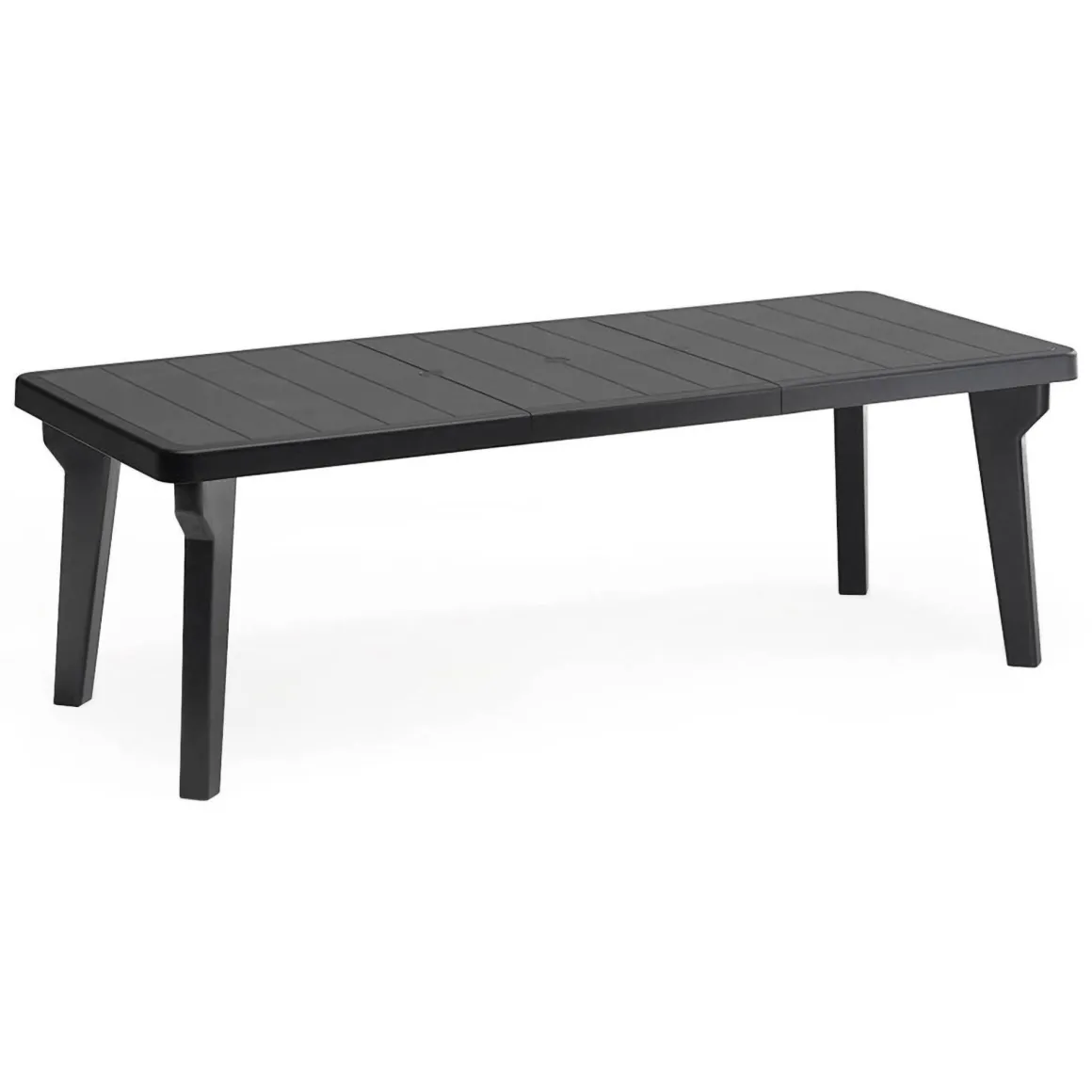 Tavolo da esterno allungabile 8-10 posti 160/220x90cm antracite - Anatre