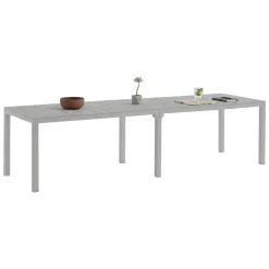 Tavoli Da Esterno > Dmora Tavolo da esterno Campana, 292x86 h74 cm, Grigio