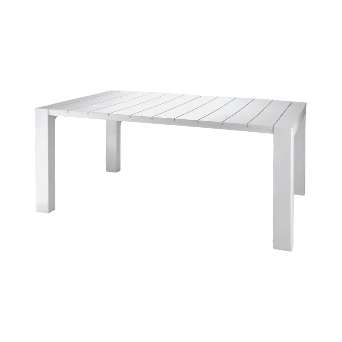 Tavoli Da Esterno > Dmora Tavolo da esterno Langsa, 98x75 h90 cm, Bianco