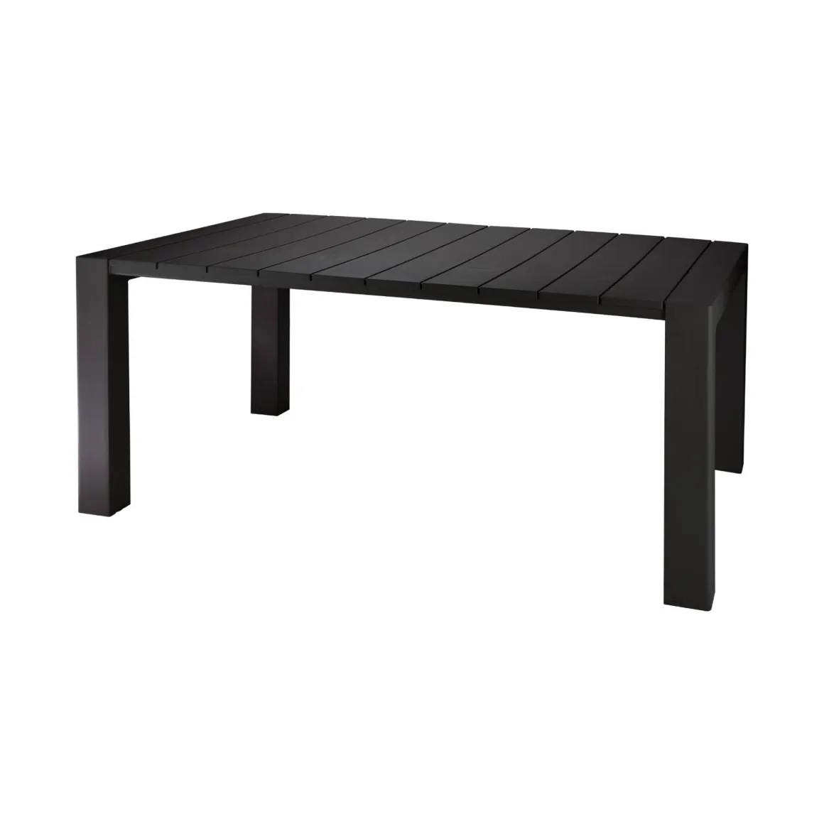 Tavolo da esterno 10 posti 160x98cm antracite - Magelang