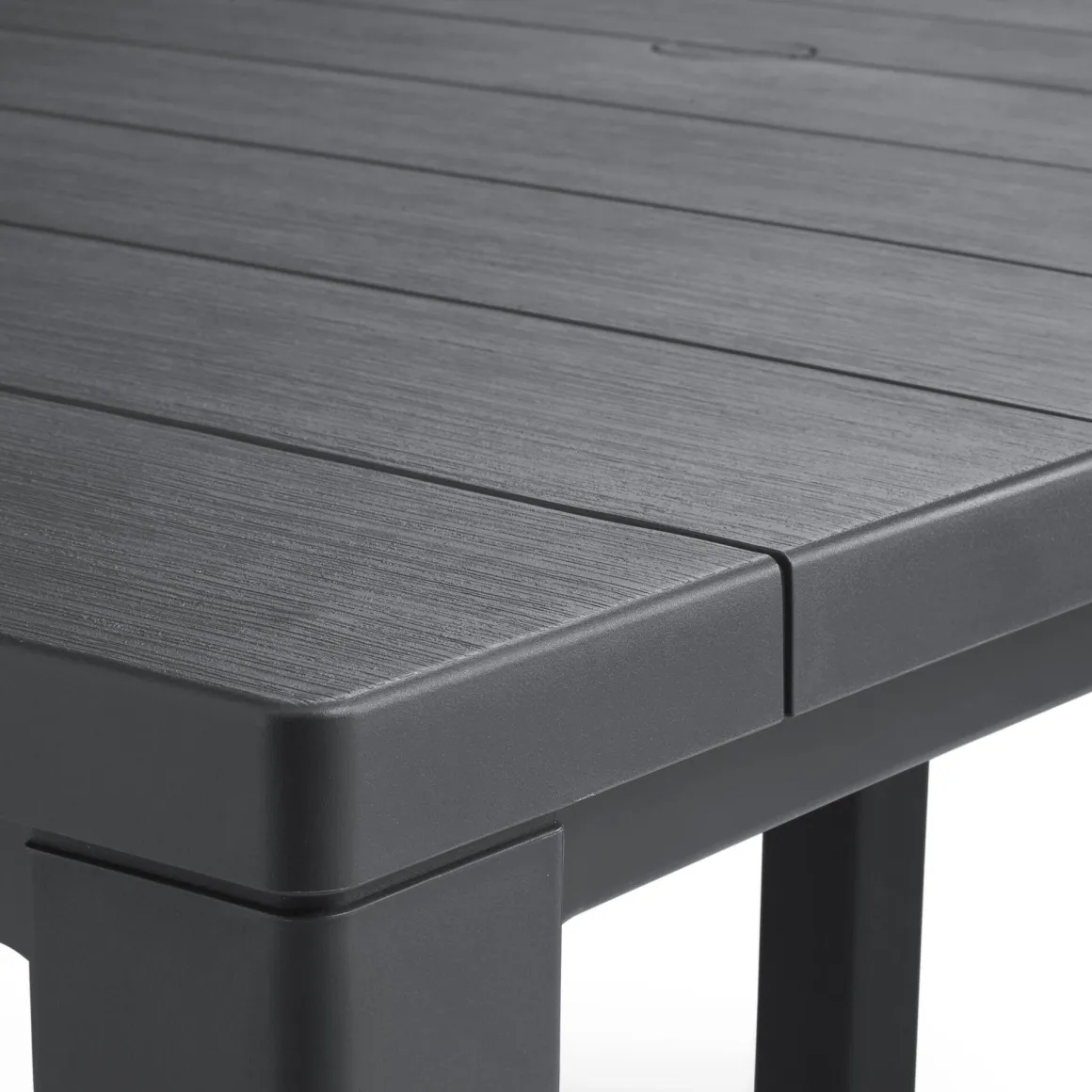Tavolo da esterno 6 posti 147x90cm antracite - Listowel