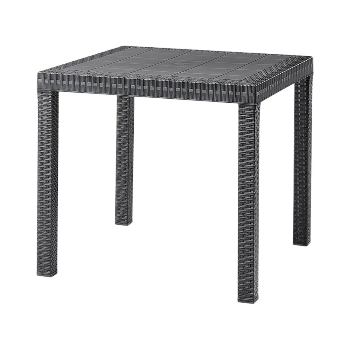 Tavolo da esterno 6 posti 80x80cm antracite - Acqua