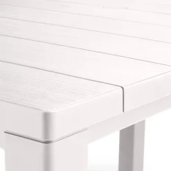 Tavoli Da Esterno > Dmora Tavolo da esterno 6 posti 147x90cm - Listowel Bianco