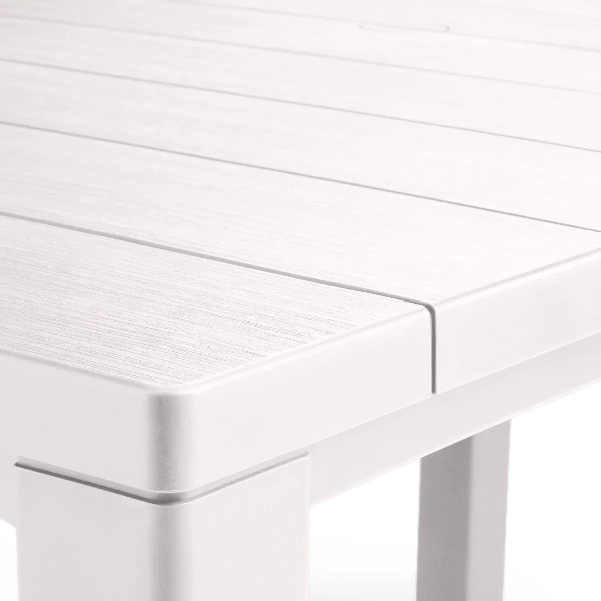Tavoli Da Esterno > Dmora Tavolo da esterno 6 posti 147x90cm - Listowel Bianco