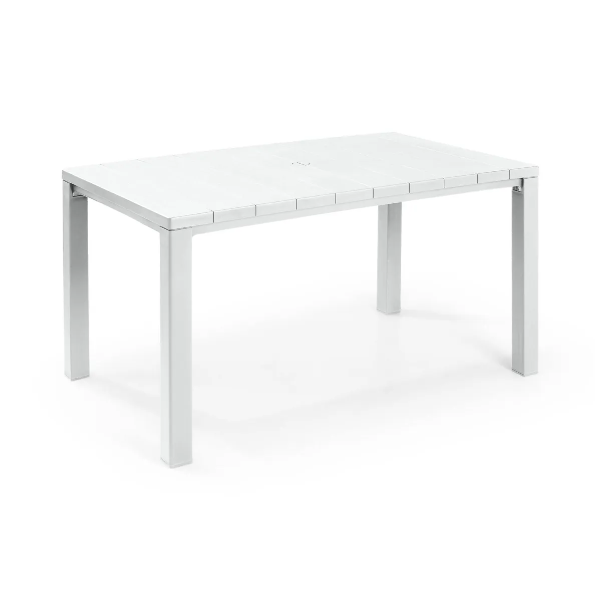 Tavoli Da Esterno > Dmora Tavolo da esterno 6 posti 147x90cm - Listowel Bianco