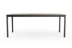 Tavolo da esterno 8 posti 200x95cm rovere e antracite - Sarnia