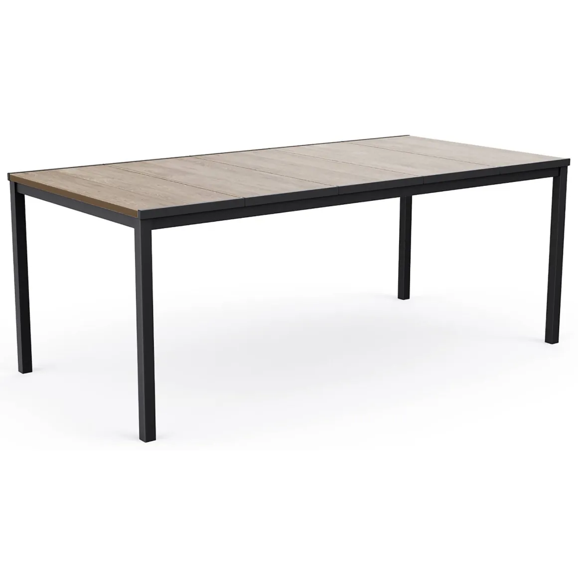 Tavolo da esterno 8 posti 200x95cm rovere e antracite - Sarnia