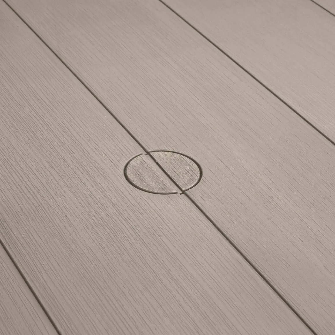 Tavolo da esterno 6 posti 147x90cm tortora - Listowel