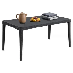 Tavolo da esterno Salmon, 160x90 h74 cm, Antracite