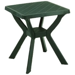Tavolo da Esterno Verde 4 Posti Tavolo Tavolo Fisso Quadrato 70x70x72h cm, Lunghezza Massima 70 cm Made in Italy - Straven