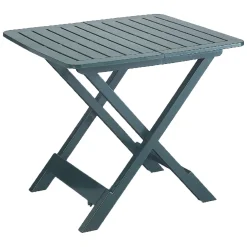 Tavoli Da Esterno > Dmora Tavolo da Esterno 4 Posti Tavolo Tavolo da Esterno Fisso 80x75x72h cm, Lunghezza Massima 80 cm Made in Italy - Tessner Verde