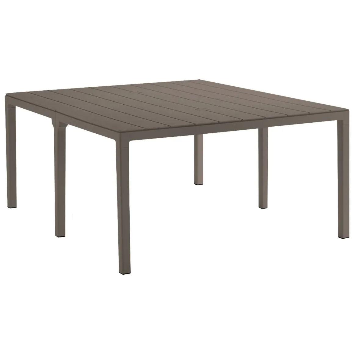 Tavolo da giardino allungabile 8-12 posti 146/292x86cm tortora - Campana
